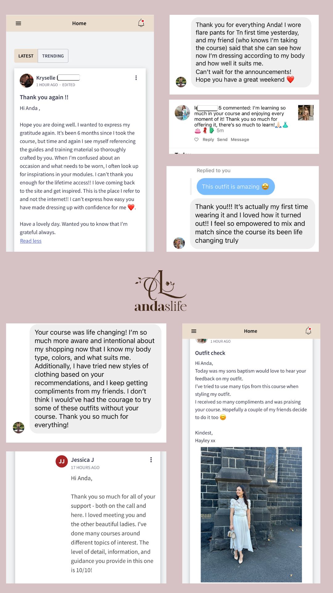 andaslife Testimonials