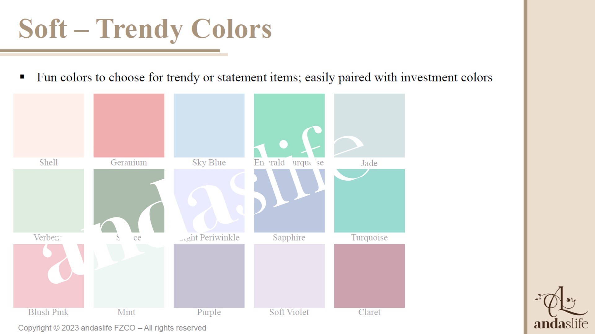 Digital Color Palette