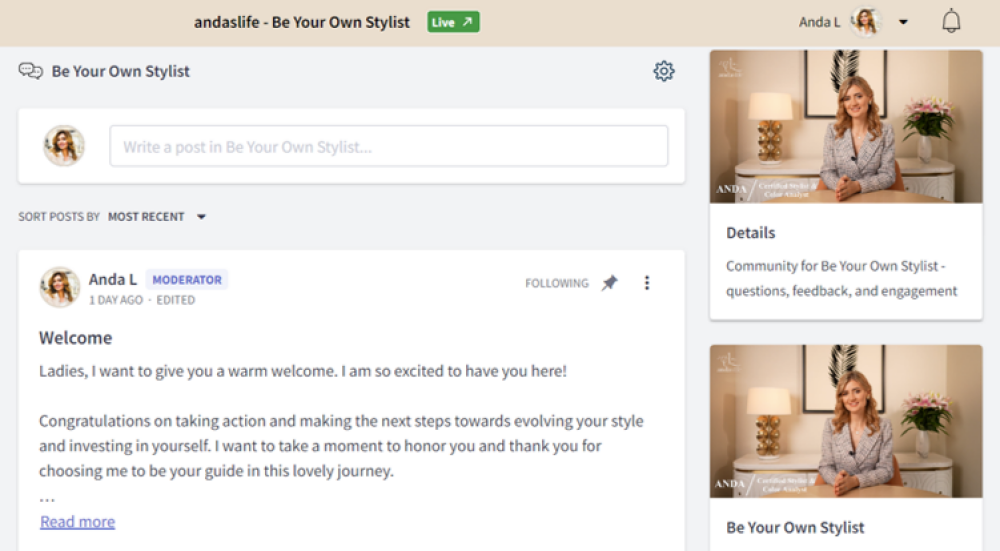 Be Your Own Stylist Community